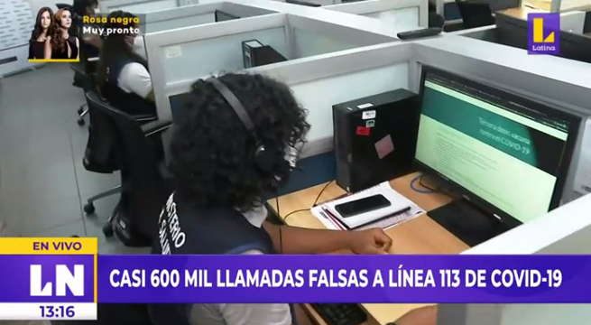 Minsa: incrementan a 600 mil llamadas falsas a la línea 113
