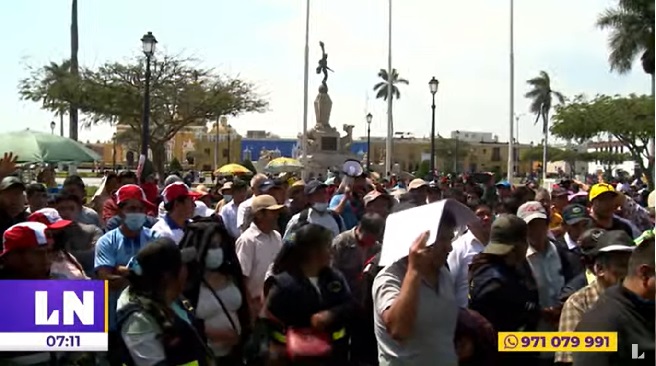 Trujillo: ronderos exigen en protesta culminación de carretera Agallpampa - Julcán
