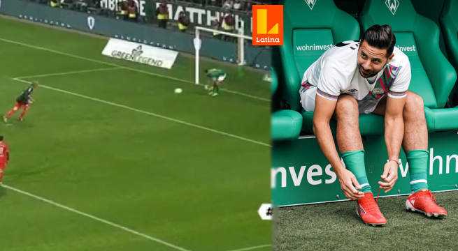 ¡Se puso los guantes! Claudio Pizarro atajó penal en el partido de su despedida