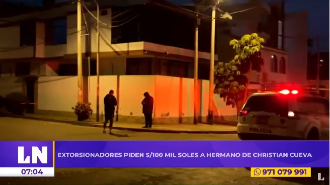 Christian Cueva: extorsionadores envían segunda carta y exigen S/ 100 000 a su hermano