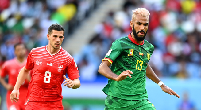 Cómo va el partido entre Suiza y Camerún: conoce quién va ganando