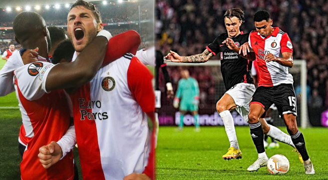 Feyenoord de Marcos López cerca de la punta de la Eredivisie