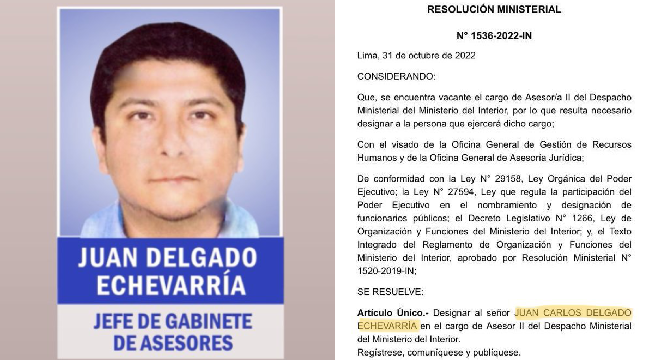 Exfuncionario del Minsa vinculado a presunto ‘pitufeo’ es nuevo asesor en el Mininter