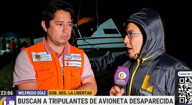 Trujillo: buscan a tripulantes de avioneta caída en mar de Huanchaco