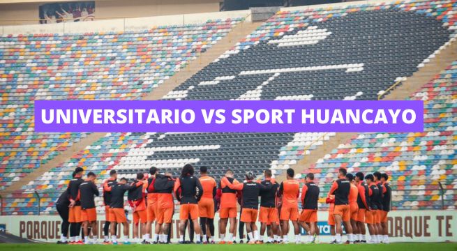 Universitario vs. Sport Huancayo en vivo - Última hora por el Torneo Clausura