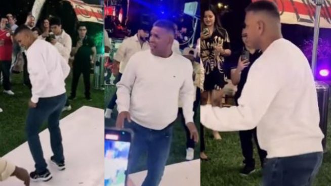 'Puma' Carranza causa furor con sus pasos de baile en fiesta de celebración de Universitario