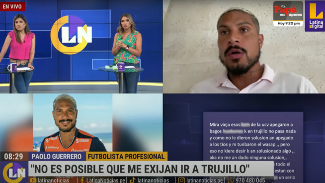 Paolo Guerrero descarta jugar en Trujillo: 