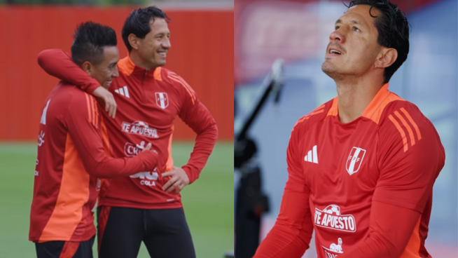Lapadula ya está en el Perú y así se reencontró con la 'Bicolor'