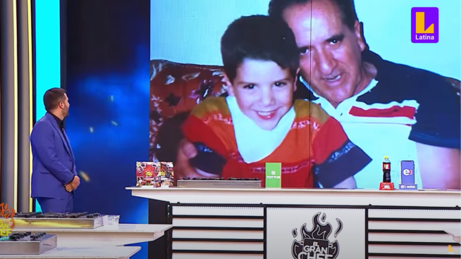 José Peláez recordó a su papá en programa de 'El Gran Chef Famosos' por el Día del Padre
