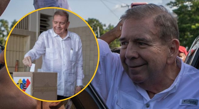 Edmundo González tras emitir su voto: