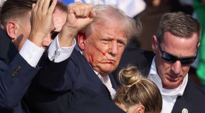 Donald Trump tras sufrir atentado: 