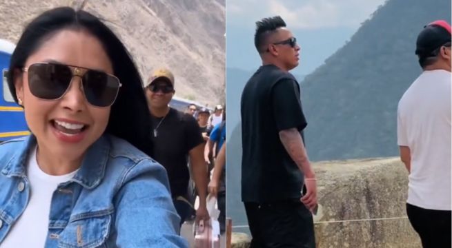 Christian Cueva y Pamela Franco tuvieron un 'inesperado' encuentro en Machu Picchu [VIDEO]