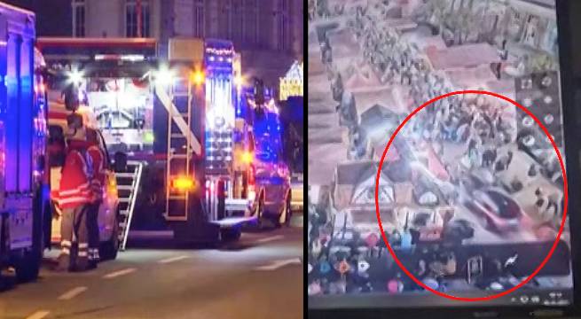 Atropello masivo en feria navideña deja muertos: cámara capta el momento de la tragedia