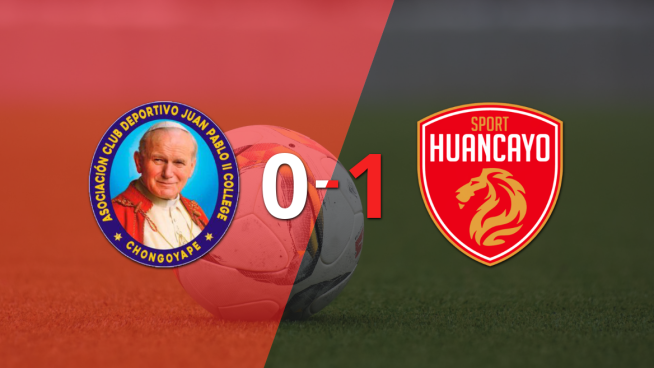 Solitario gol le da triunfo 1-0 a Sport Huancayo sobre Juan Pablo II