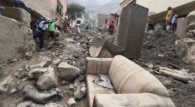 Indeci reporta 36 muertos por lluvias y alerta riesgo de desbordes