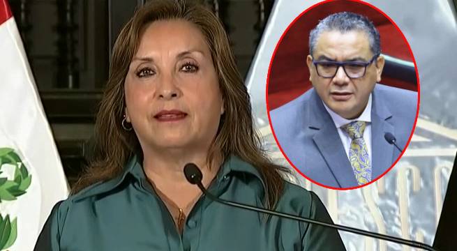 Dina Boluarte defendió a Santiváñez: 