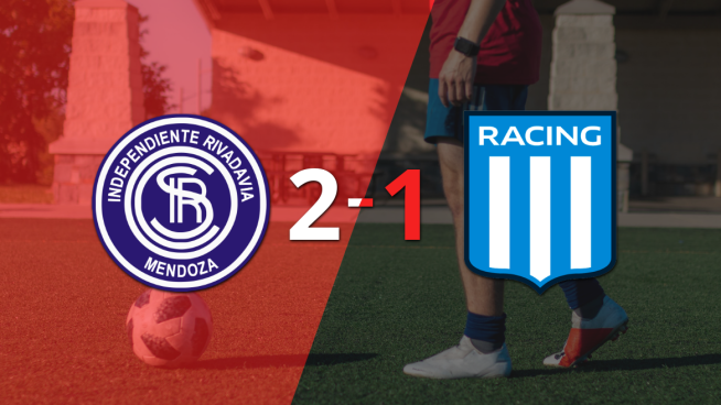 Independiente Riv. (M) se lo dio vuelta a Racing Club y le ganó 2 a 1