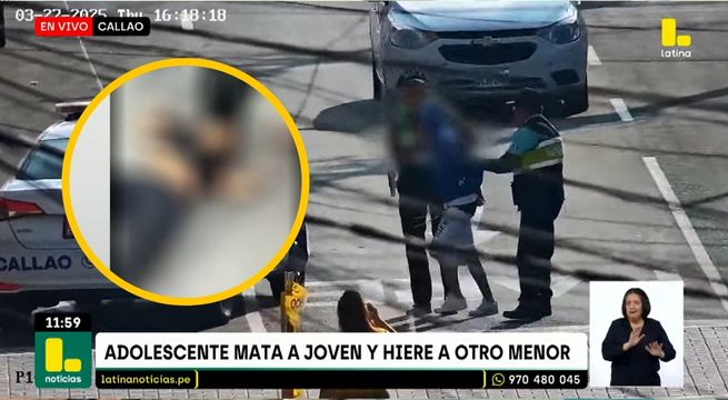 Adolescente mata a joven de 18 años y deja grave a menor