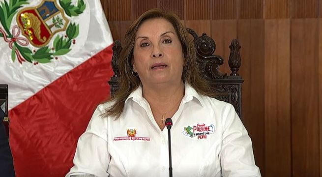 Dina Boluarte desde el 'Cuarto de Guerra': “No permitiremos que el relato se construya desde el miedo”
