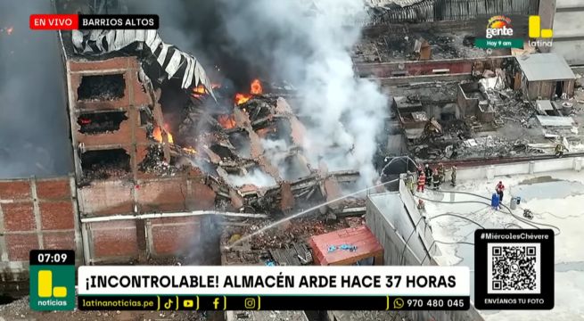 Incendio en Cercado de Lima: últimas noticias y transmisión por Latina hoy, 5 de marzo