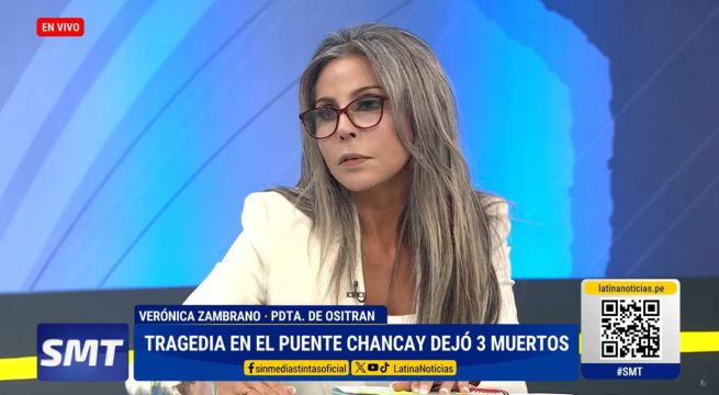 Presidenta de Ositrán sobre tragedia en puente de Chancay: 