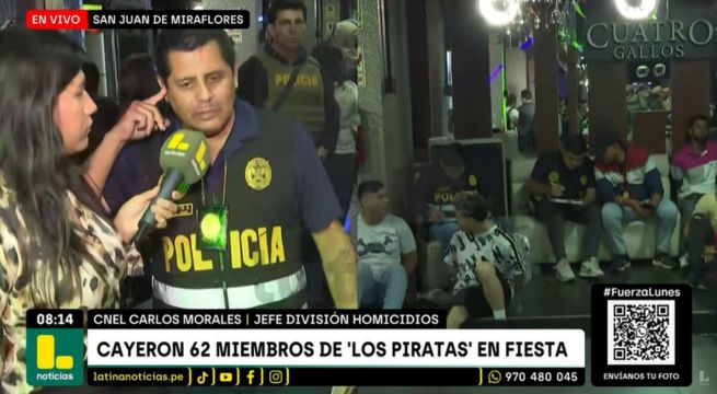 Cae banda “Los Piratas” en San Juan de Miraflores: hay 62 venezolanos detenidos
