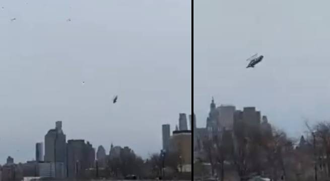 Nuevo accidente aéreo en Estados Unidos: helicóptero cayó al río Hudson en Nueva York [Video]