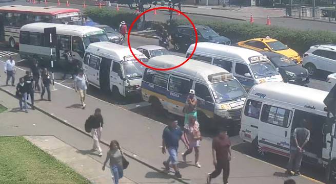 Cámaras captan a asesinos de chofer de combi en San Miguel: otro conductor fue herido de bala