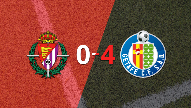 Valladolid cayó ante Getafe con dos goles de Ramón Terrats