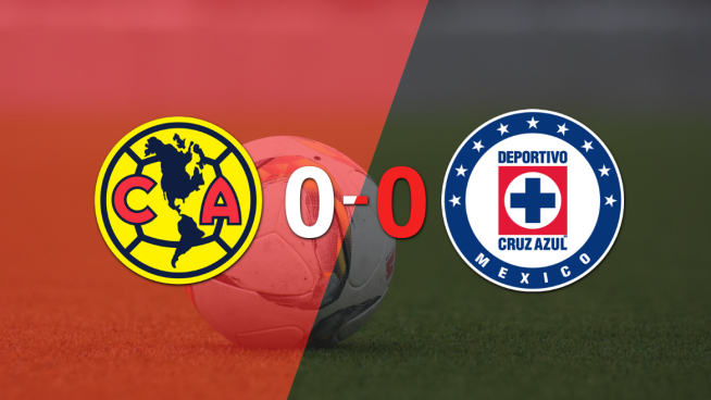 Club América y Cruz Azul firman tablas en el Clásico Joven