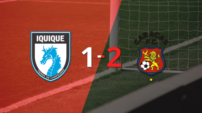 Caracas se impone con remontada 2-1 sobre Deportes Iquique