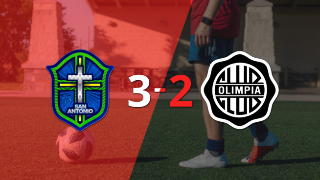San Antonio Bulo Bulo venció por 3-2 a Olimpia con un gol agónico
