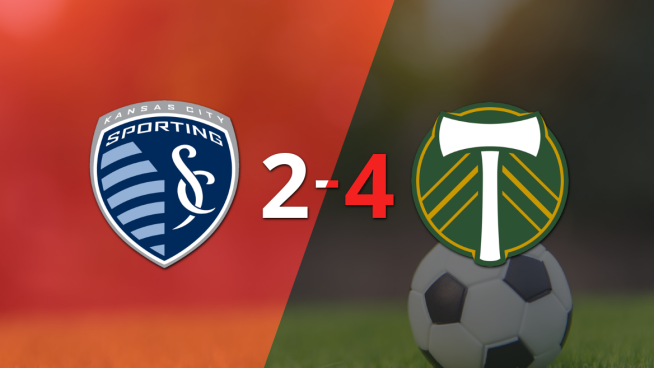 Kevin Kelsy anota doblete en la victoria por 4 a 2 de Portland Timbers sobre Sporting Kansas City