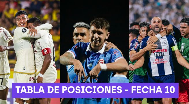 Así quedó la tabla de posiciones del Torneo Apertura tras la fecha 10