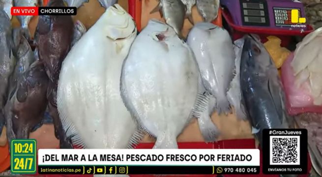 Semana Santa: precio del pescado se incrementan en terminales de Callao y Chorrillos
