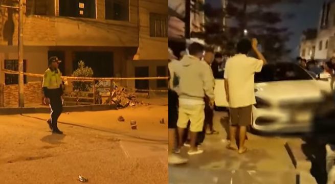 Comas: sicarios matan a balazos a hombre frente a su esposa
