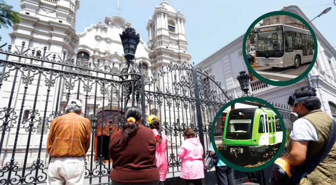 Semana Santa: este es el horario del transporte público para este viernes 18 de abril