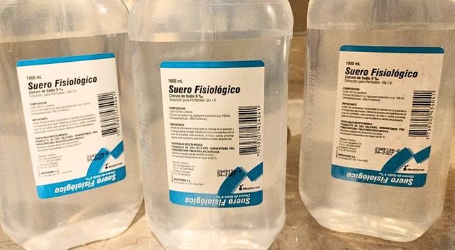 Muere enfermera por suero fisiológico de Medifarma
