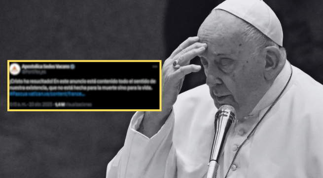 Murió el papa Francisco: este fue su último post en redes sociales