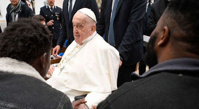 Jueves Santo: papa Francisco visita una prisión de Roma en medio de su recuperación