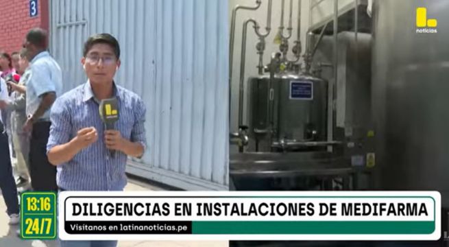 Se frustra diligencia en planta de Medifarma por falta de equipos de Digemid