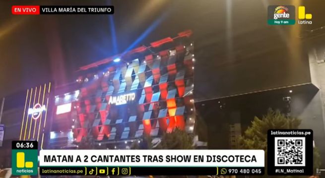 VMT: asesinan a dos cantantes con más de 20 balazos tras culminar su presentación