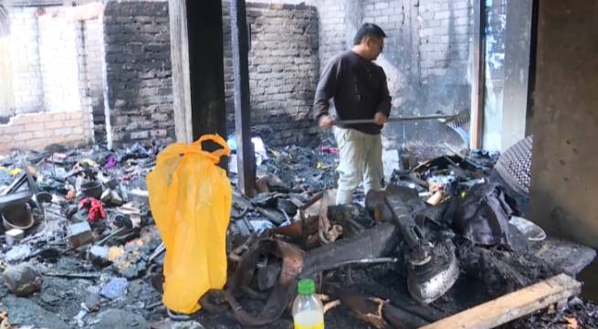 Hombre que estuvo preso 20 años agredió a su madre e incendió su casa