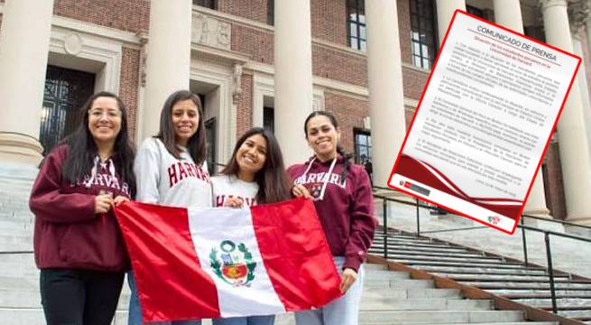 Cancillería monitorea situación de estudiantes peruanos en Harvard y activa canal de asistencia