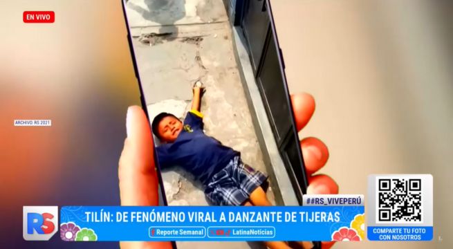 ¡Guau, "Tilín"! Así luce el niño que se hizo viral por realizar danza de tijeras