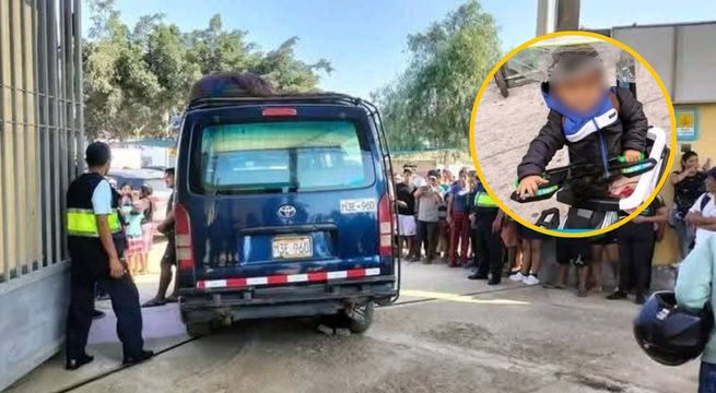 Bebé de 18 meses muere atropellado por combi dentro de terminal