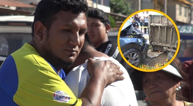Chofer muere tras choque de camioneta con moto en plena Carretera Central