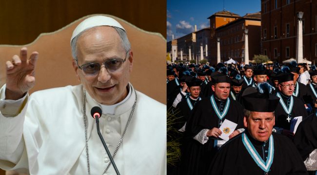 Papa León XIV visitó santuario agustino en su primera salida fuera de Roma