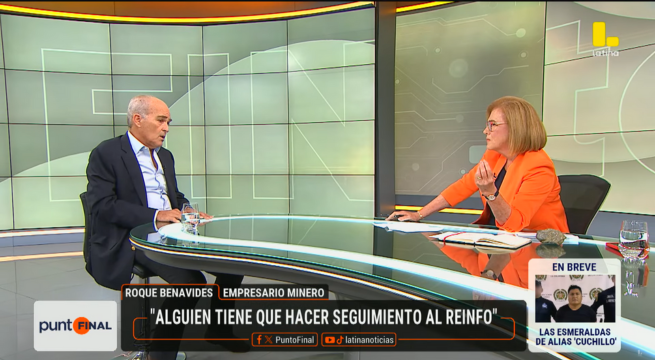 “El 25% de la minería en el Perú es informal”: Roque Benavides sobre guerra de oro en Pataz