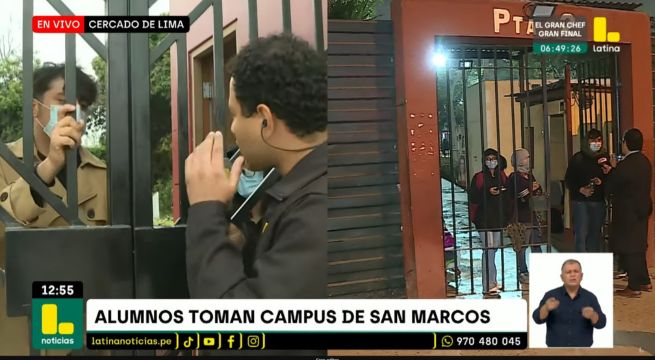 Estudiantes toman campus de la Universidad Nacional Mayor de San Marcos: por qué razón